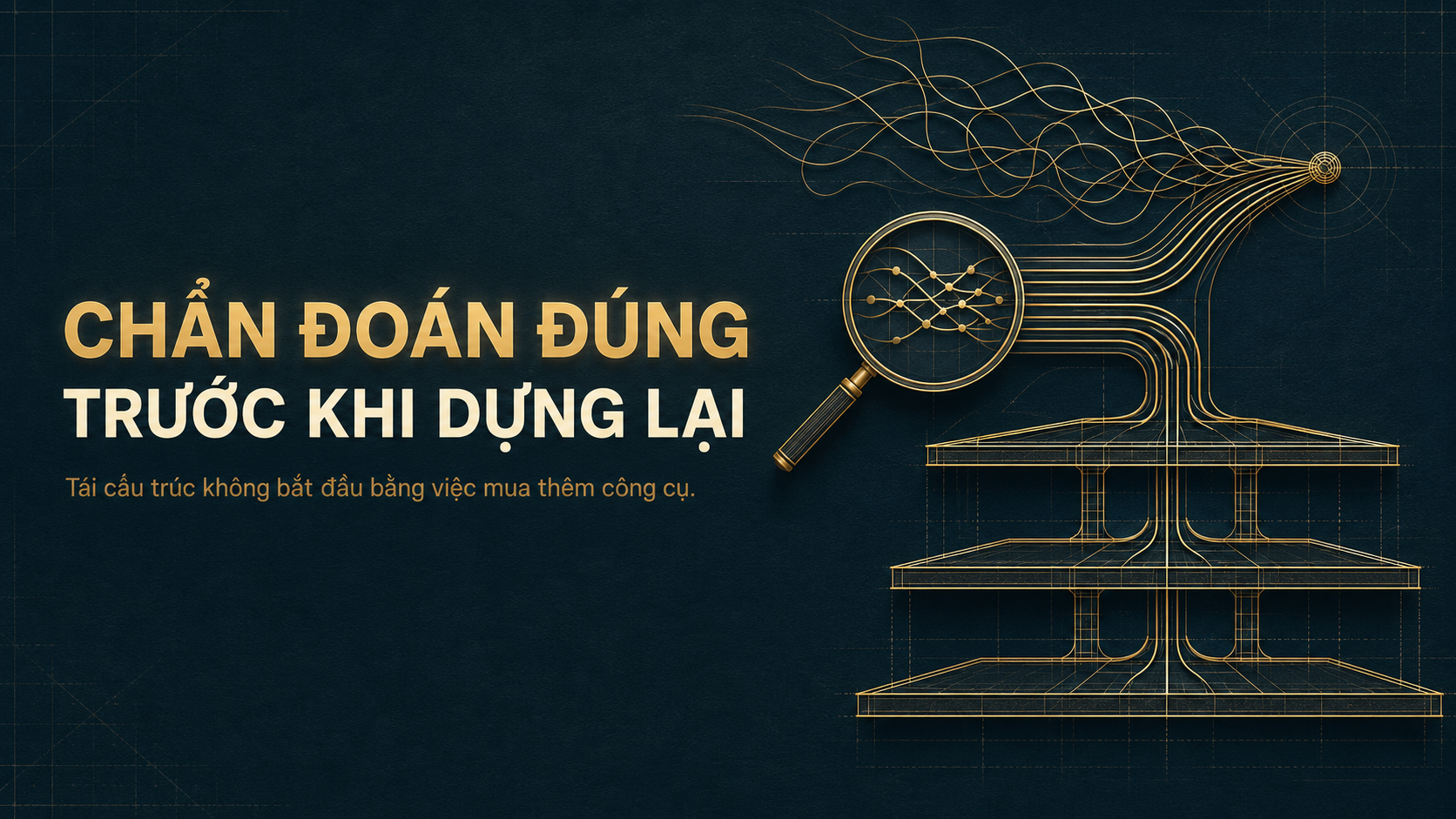 Lộ trình chẩn đoán điểm nghẽn và tái cấu trúc doanh nghiệp