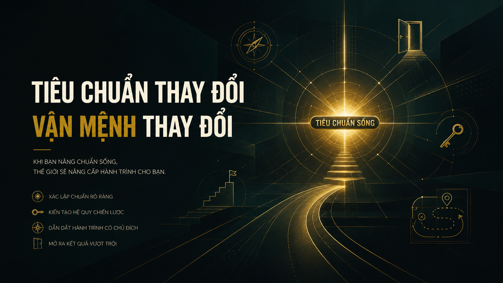 Minh họa vận mệnh thay đổi khi con người nâng cao tiêu chuẩn sống