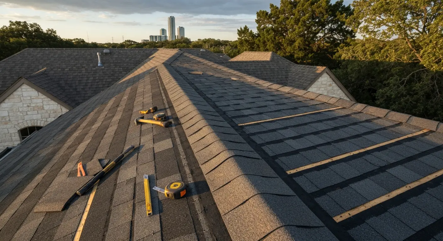 Roof repair in North Austin