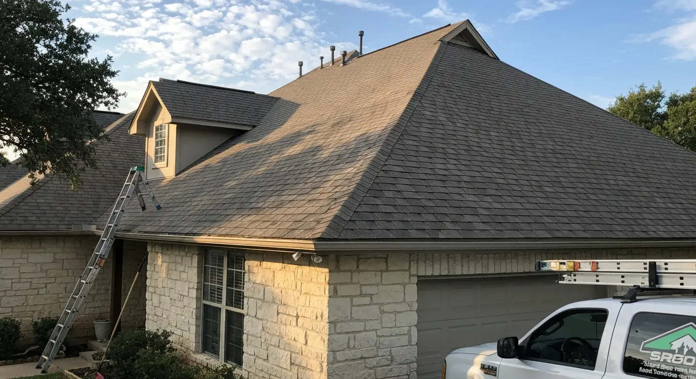 Full roof replacement in North Austin