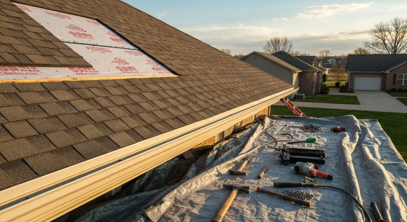Storm damage restoration