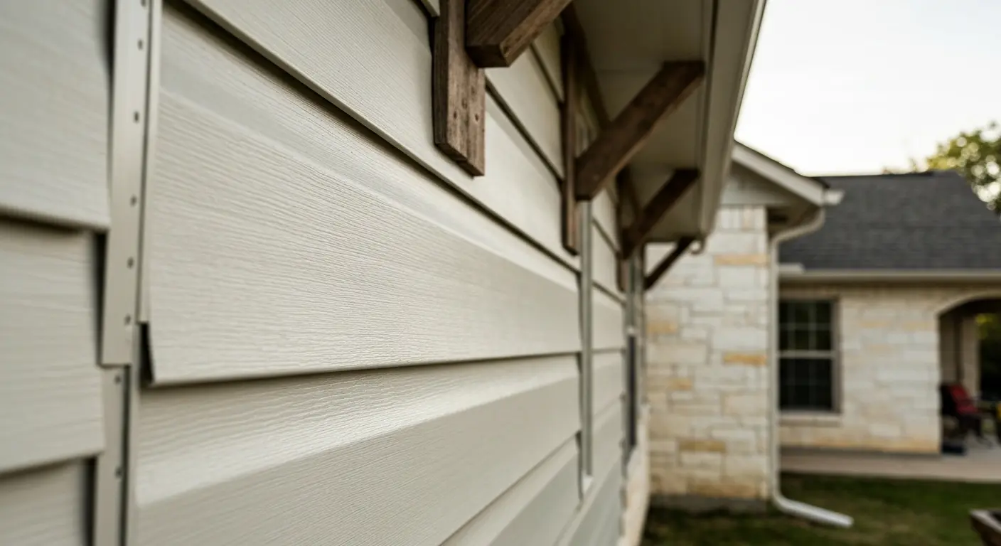 Siding replacement for storm damage in North Austin