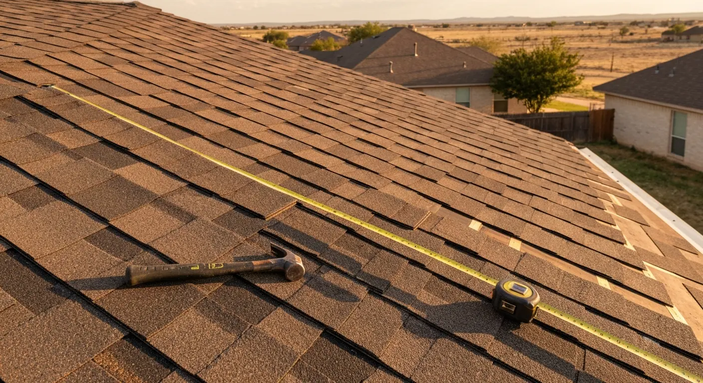 New roof installation in Odessa