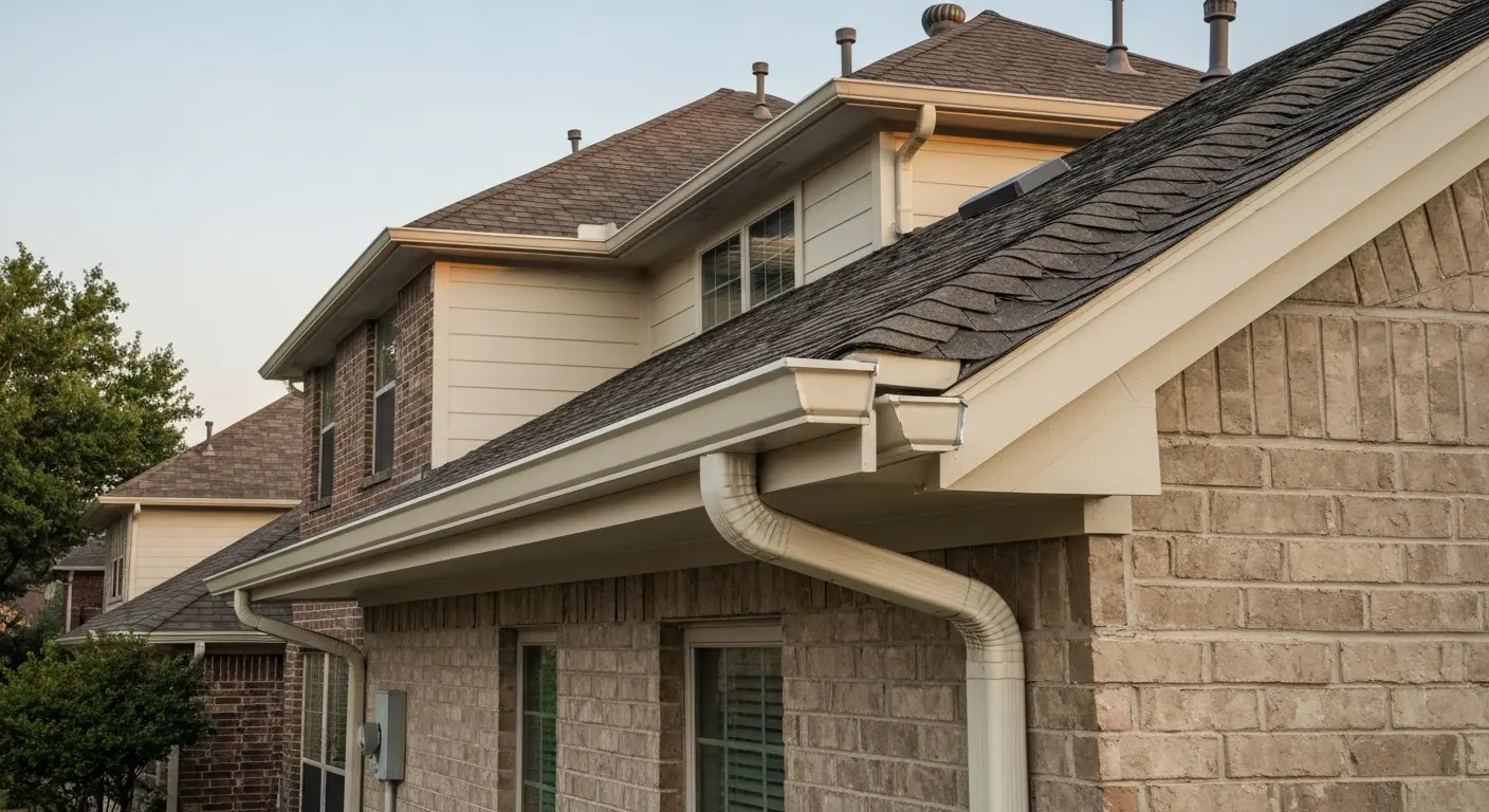 Custom gutter installation