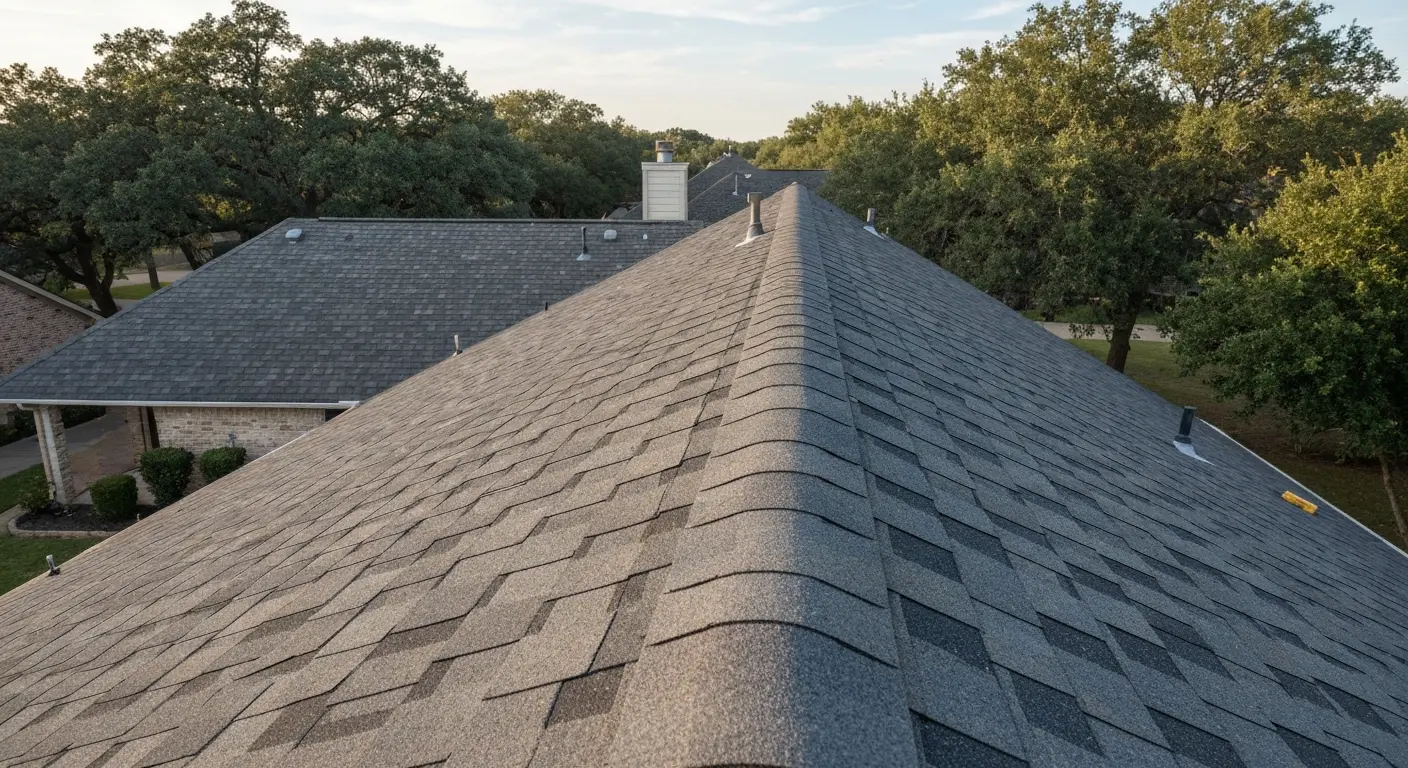 New roof installation