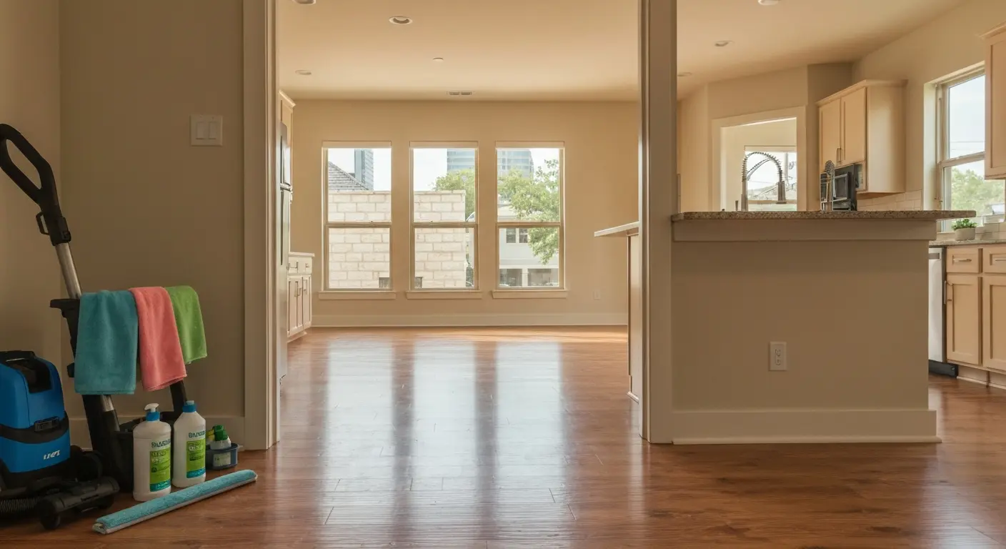 Professional deep cleaning for rental turnover