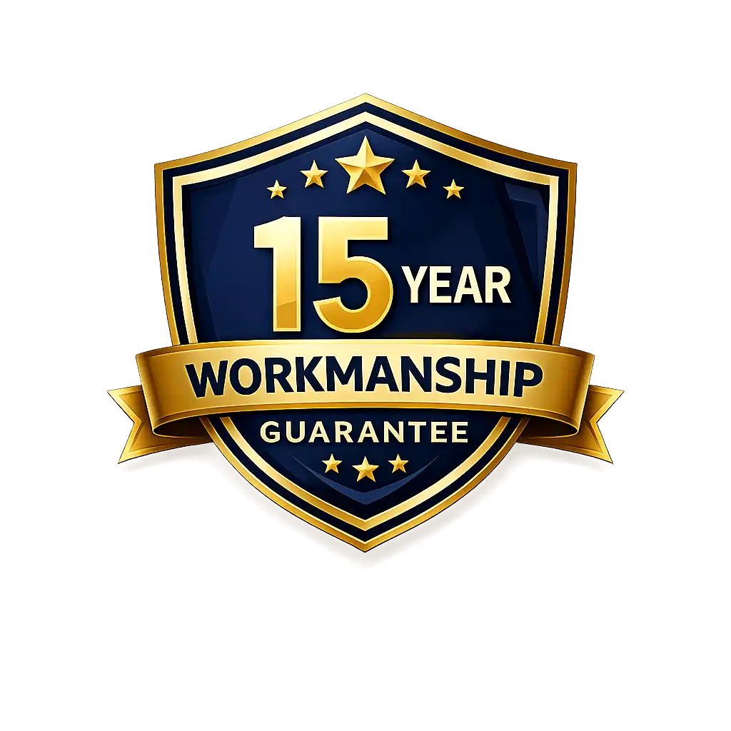 15 Year Workmanship Guarantee