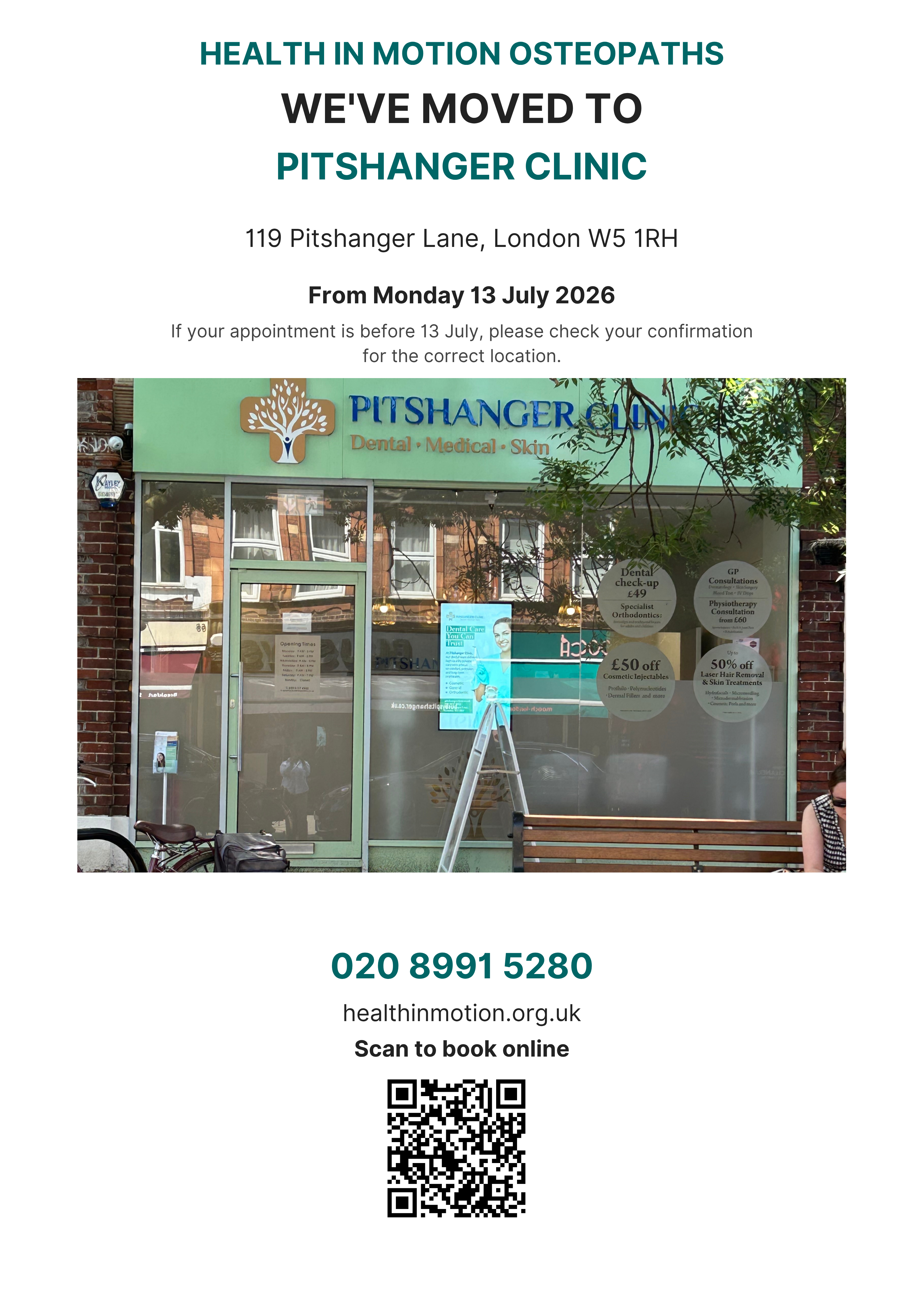 Pitshanger Clinic, 119 Pitshanger Lane