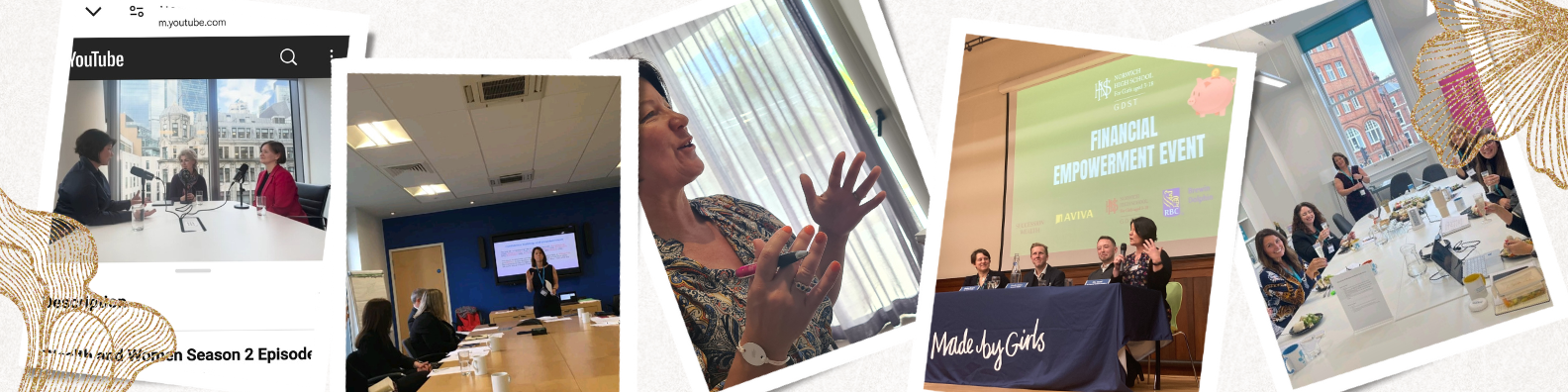 The Financial Wellbeing Academy – team and events collage