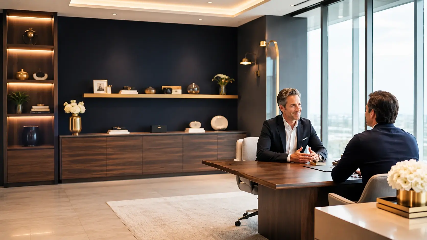 Modern regenerative health clinic interior during operating hours, the type of premium cash-pay practice ACG helps entrepreneurs open