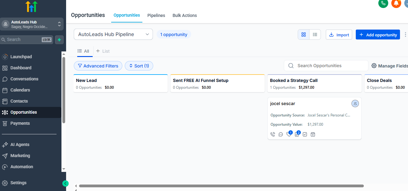 CRM Pipeline View 3