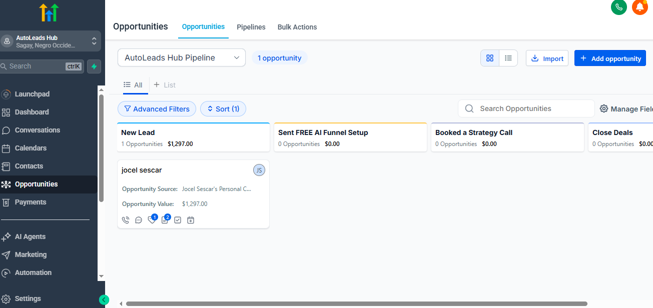 CRM Pipeline View 1