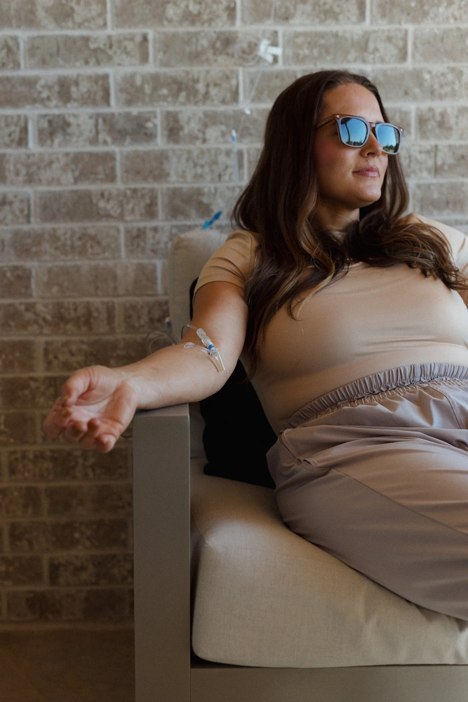 Luxury IV therapy lounge at I IV Hydration & Wellness in Bentonville Arkansas