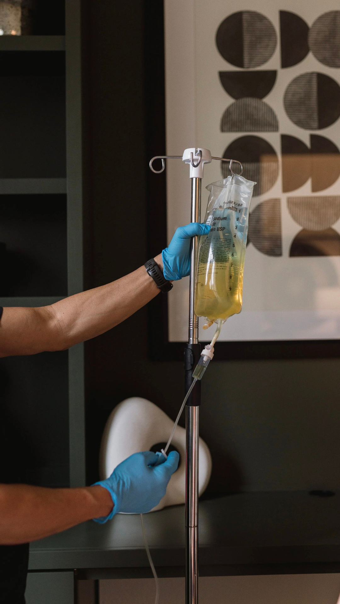 Hydration IV drips for energy focus and mood