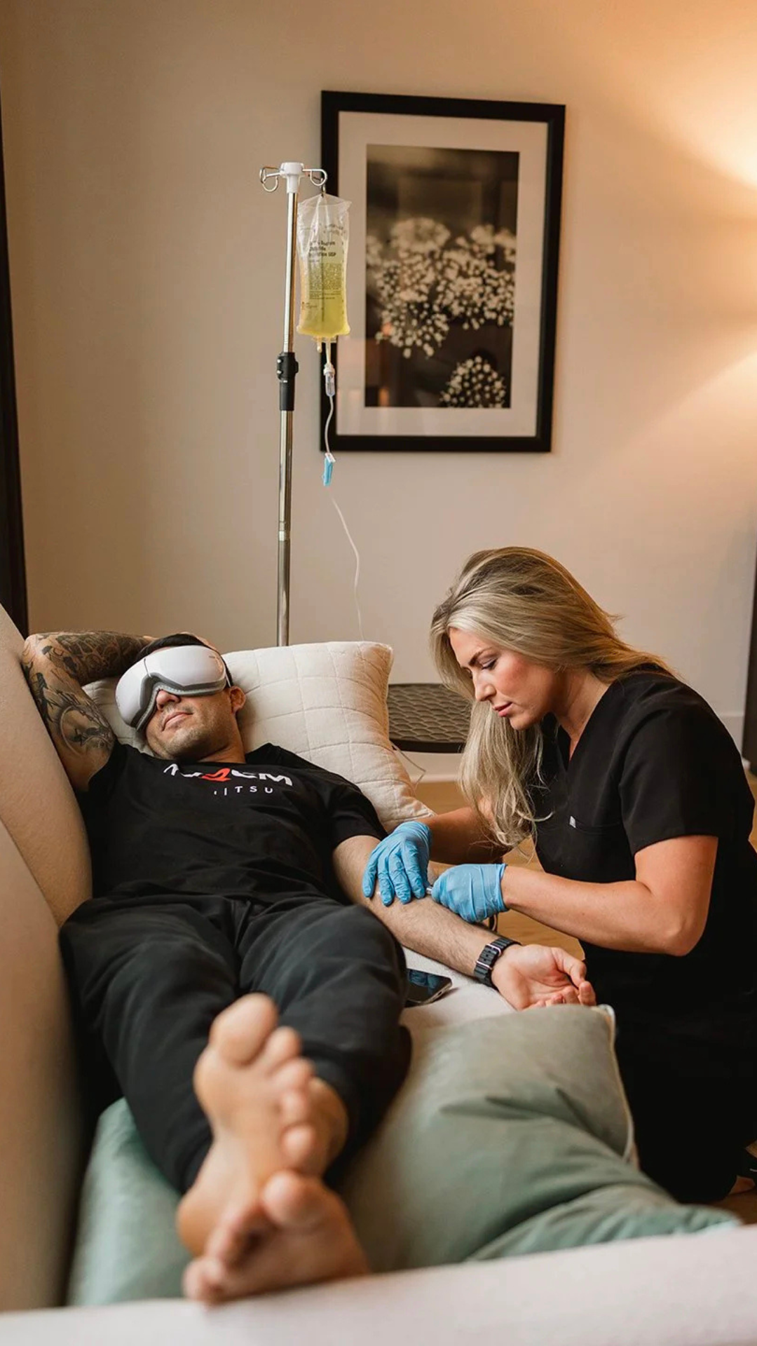 Beat jet lag with IV hydration
