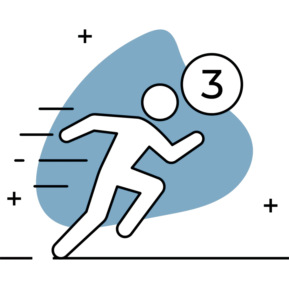 Step 3 icon showing ongoing support with a calendar and checkmark