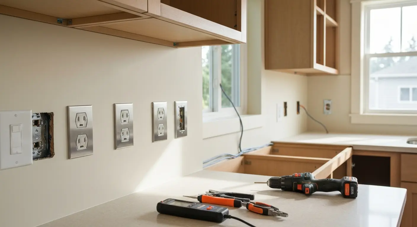 Kitchen remodel electrical in Shoreline