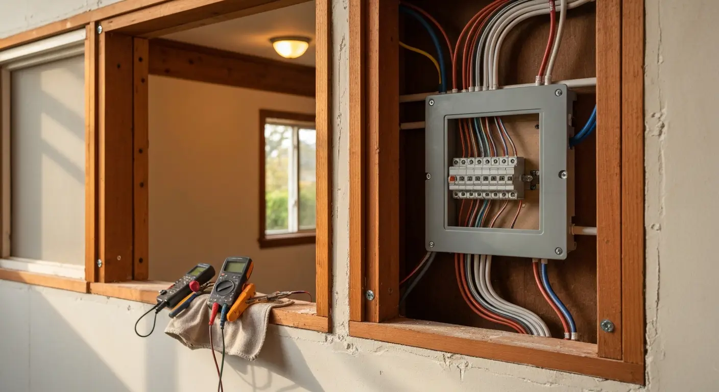 Home wiring retrofit in Shoreline