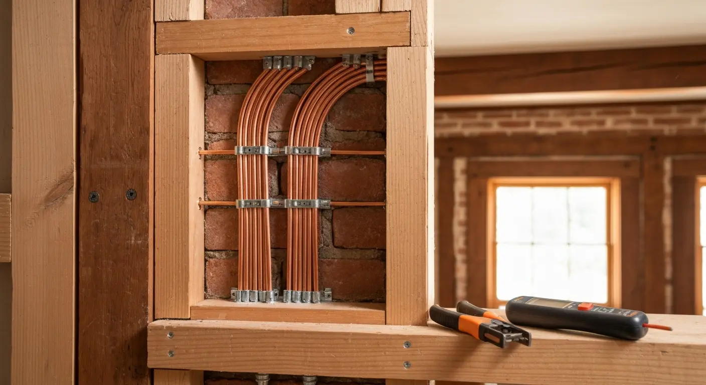 Home rewiring installation