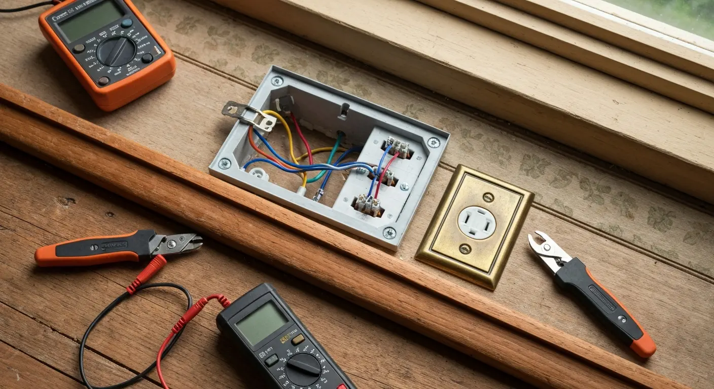 Rewiring and troubleshooting