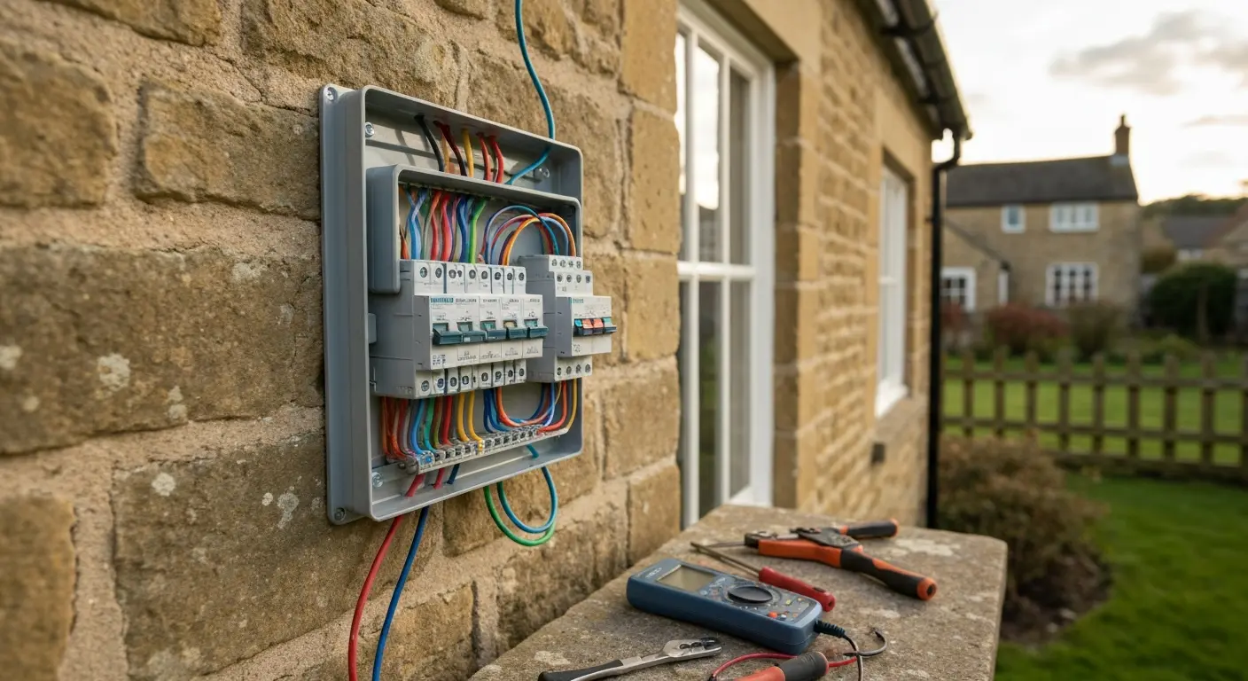 Hot tub circuit installation