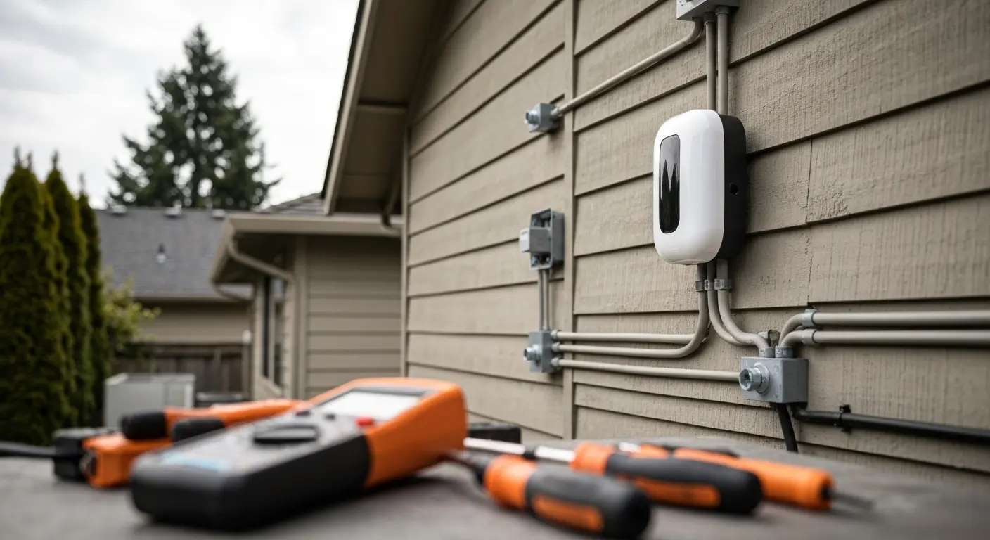 EV charging circuit installation in Marysville