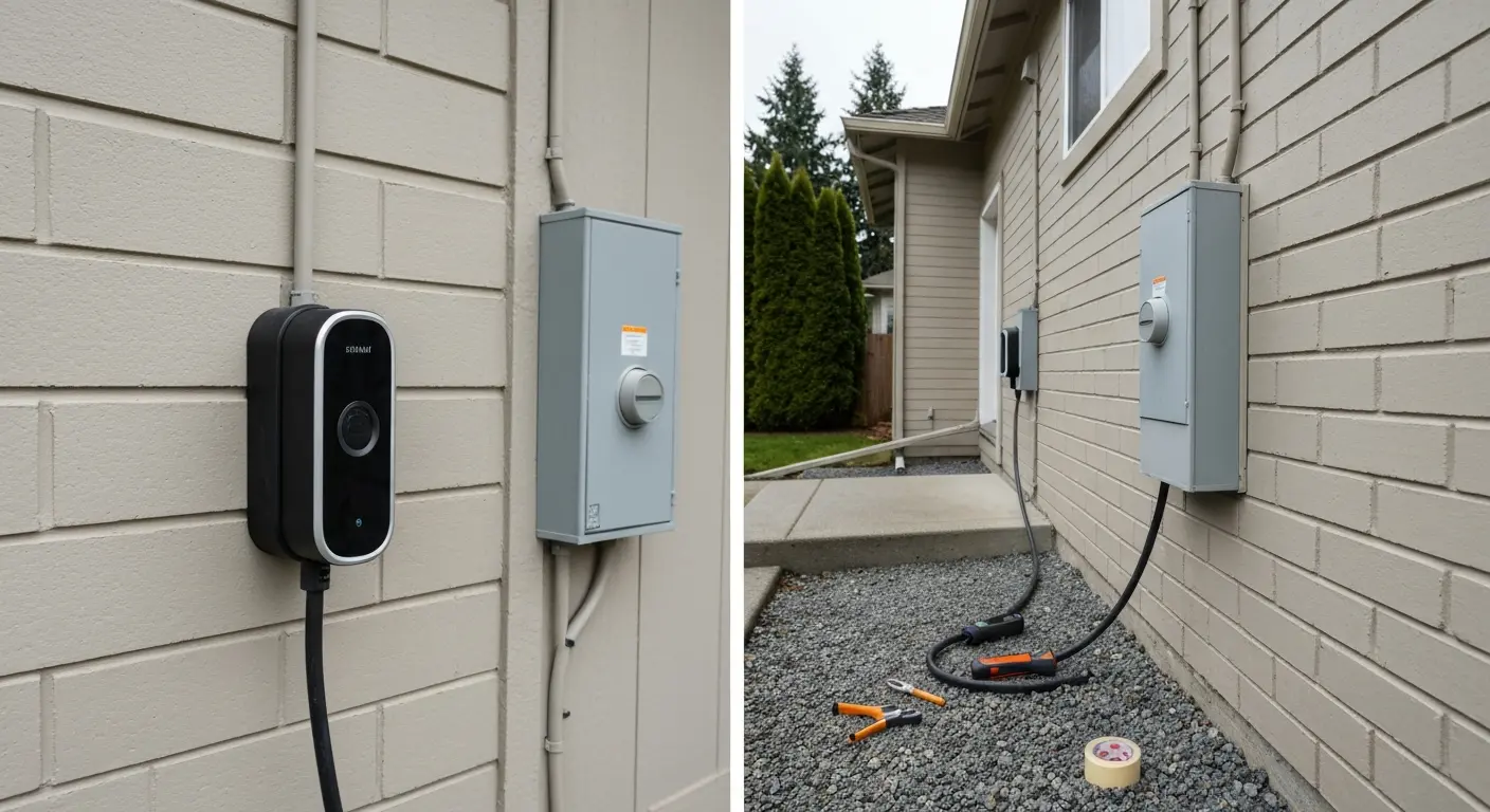 EV charger installation