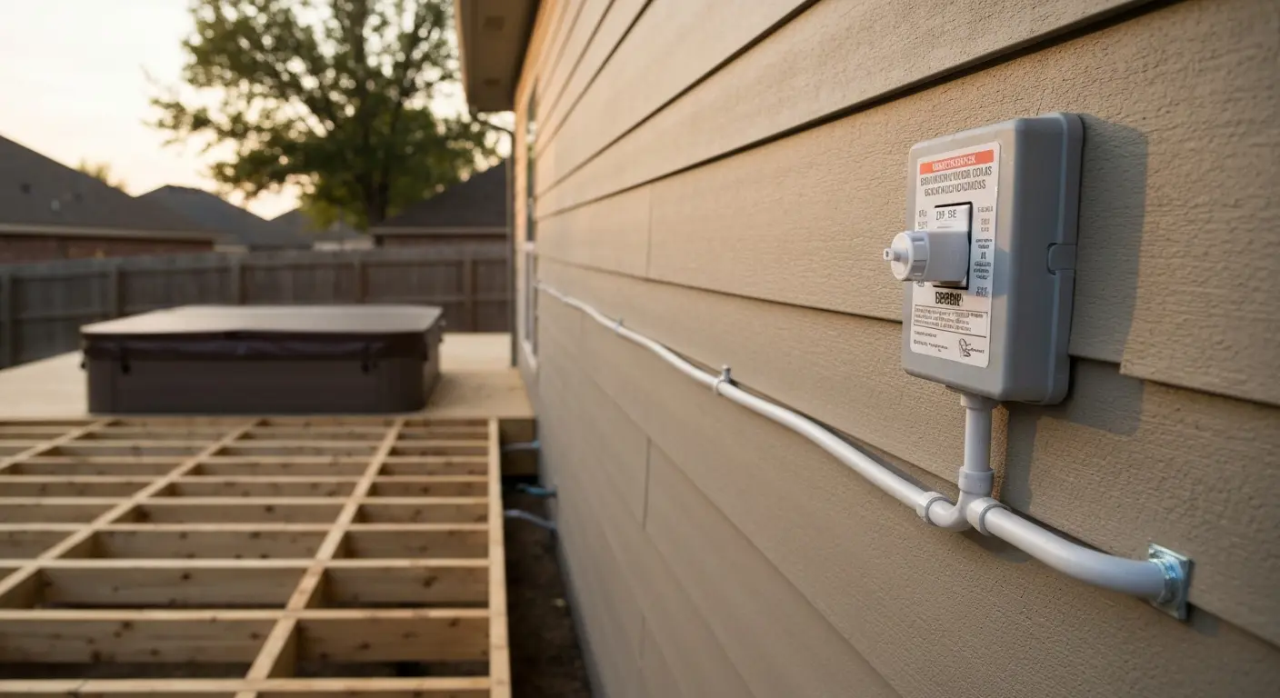 Hot tub electrical work