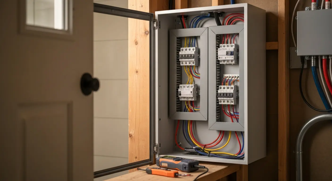 Electrical panel upgrade installation