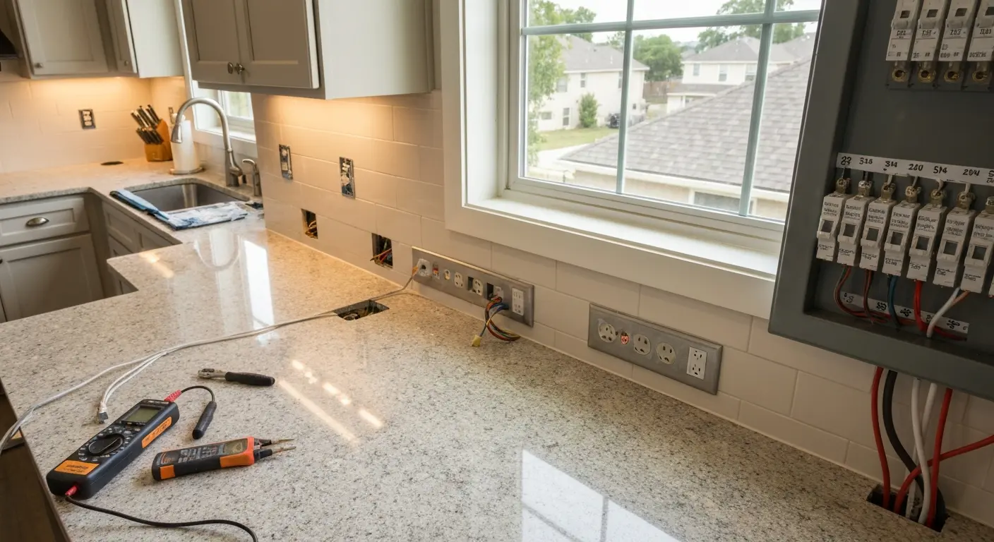 Kitchen electrical remodel
