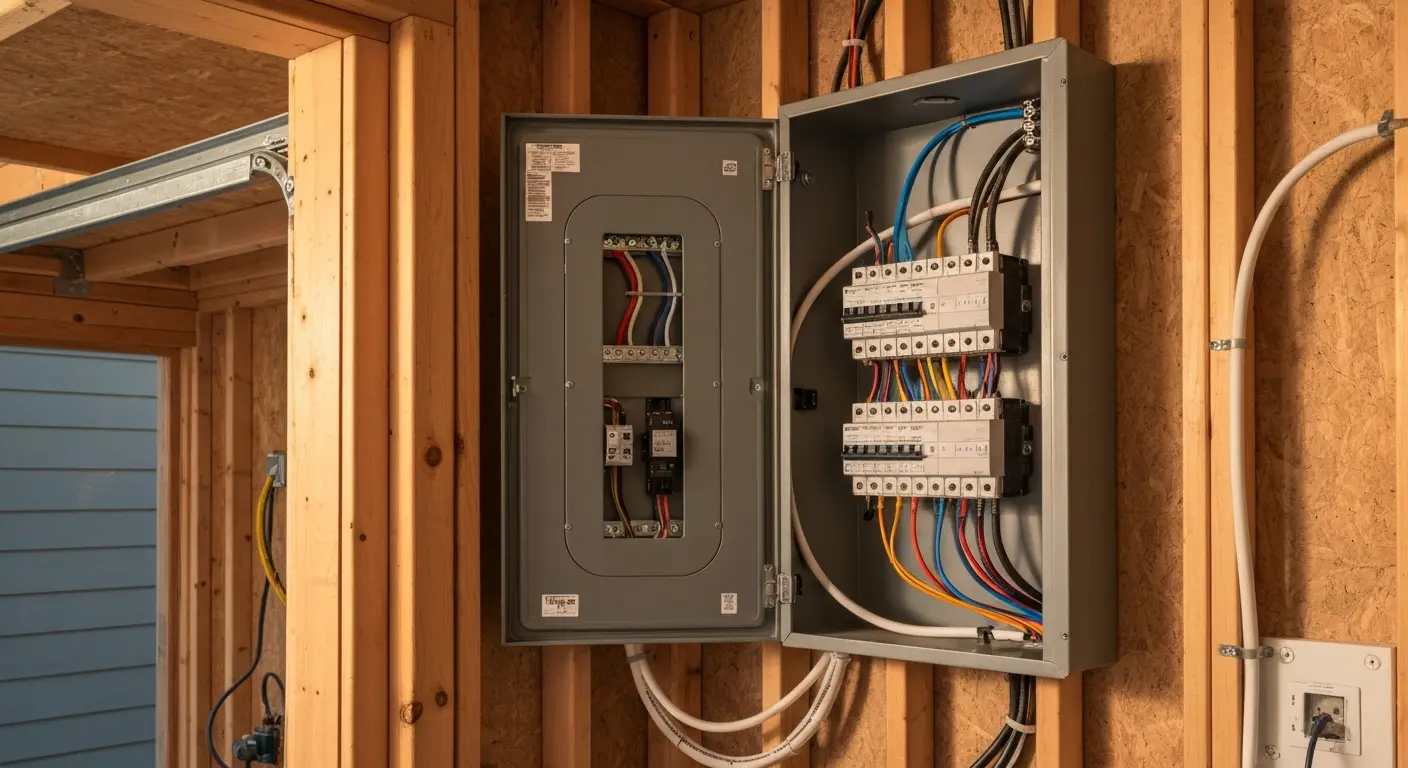 Electrical panel upgrade for EV charging capacity