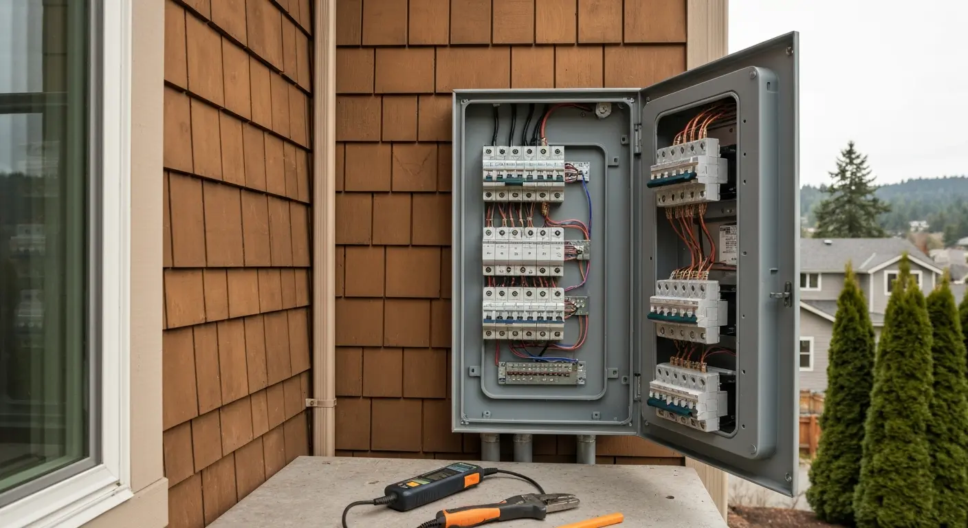 Electrical panel upgrade installation