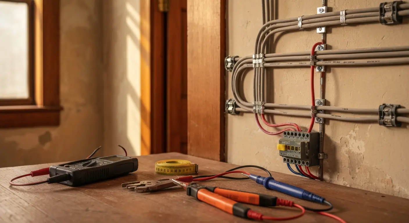 Electrical troubleshooting and rewiring