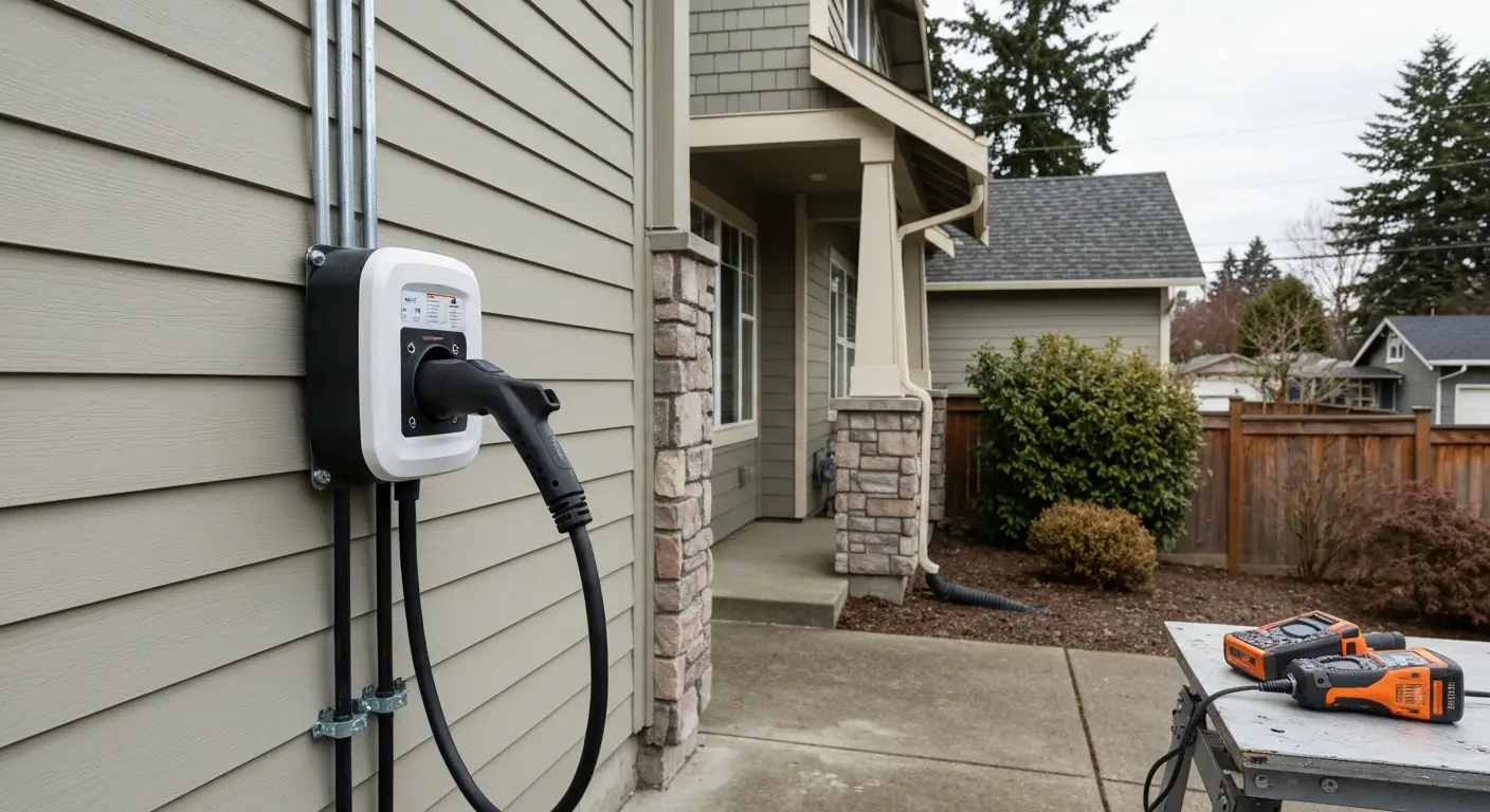 EV charger installation at home