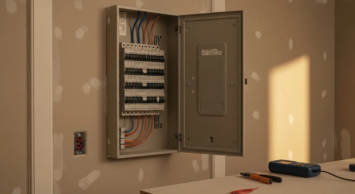 Electrical panel upgrade work