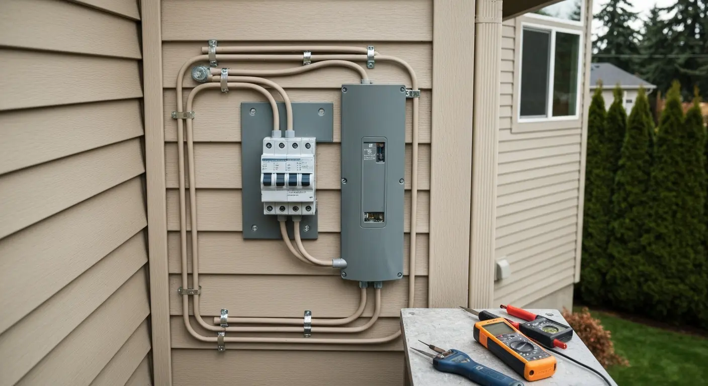 Hot tub electrical circuit