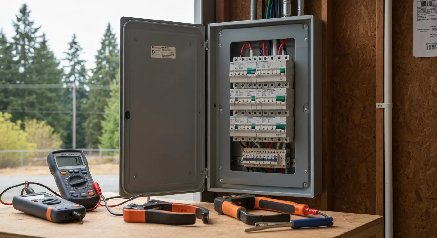 Electrical panel upgrade service