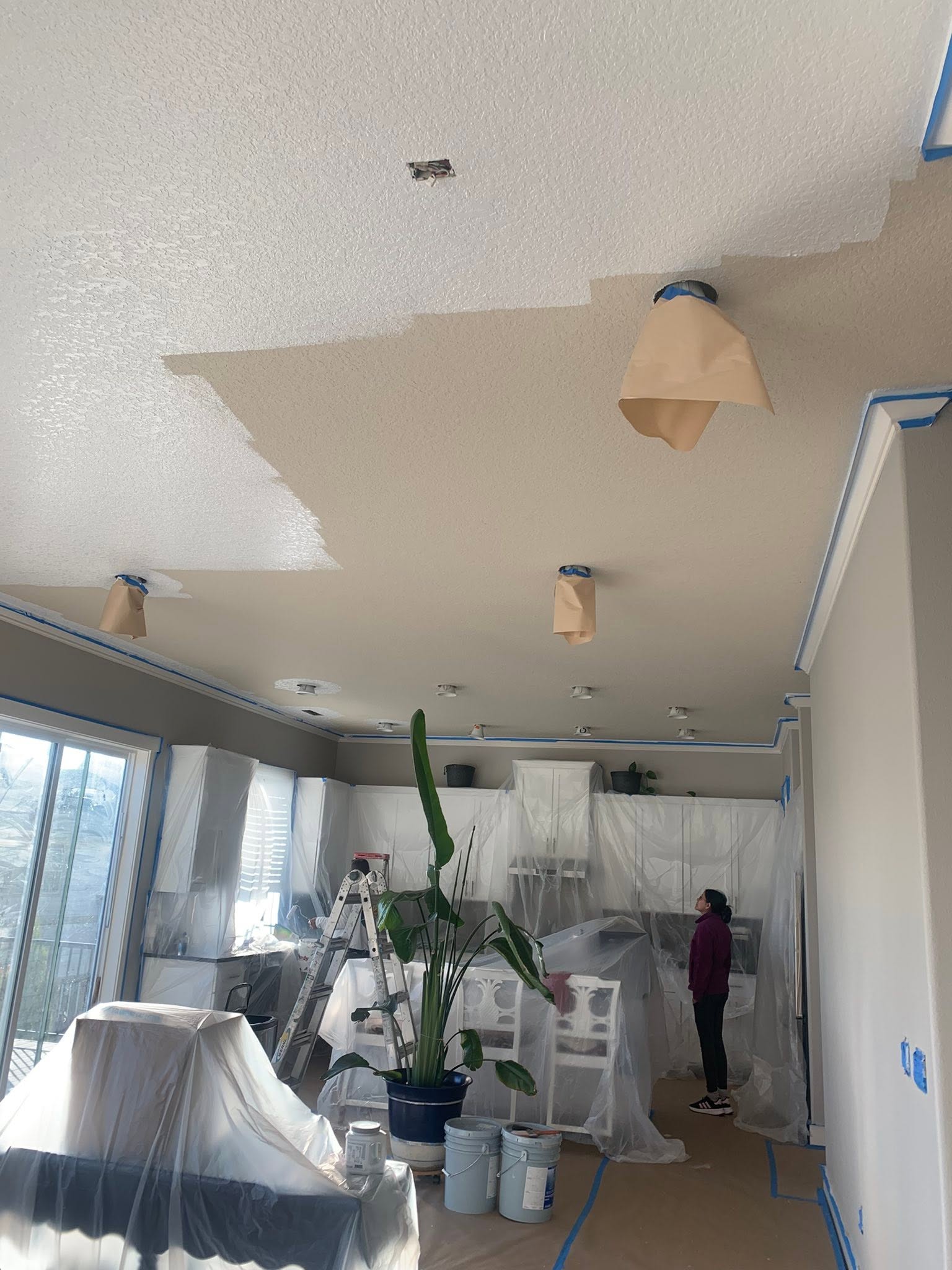 Detailed painting work