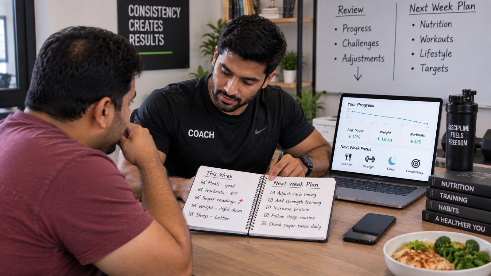 Weekly one to one review