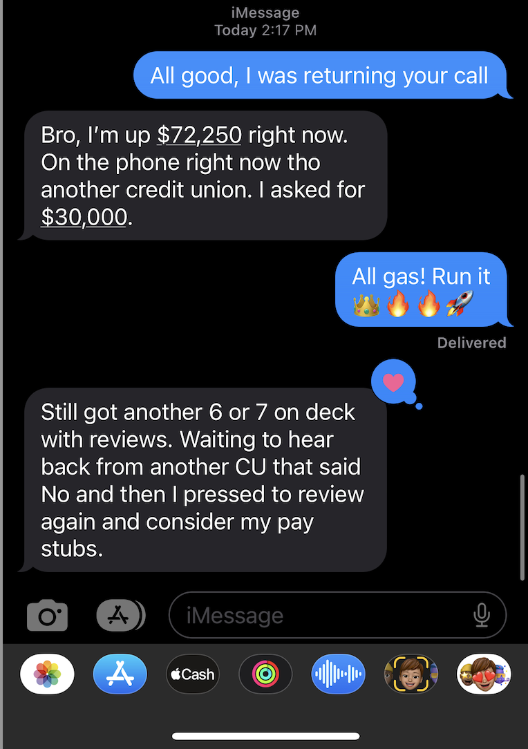 Client Result — Good News approval amount
