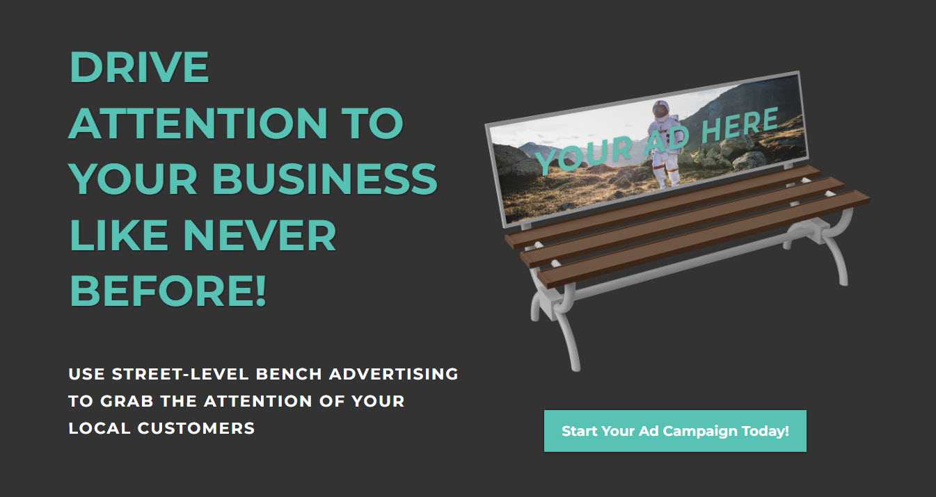 Strathmore Outdoor Advertising Boost Business with Bench Advertising