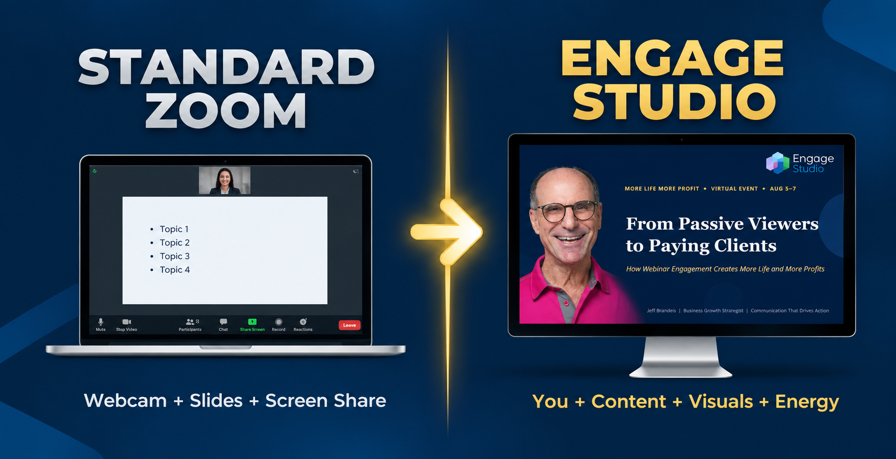 Standard Zoom vs Engage Studio