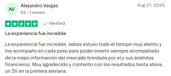 Trustpilot - Alejandro Vargas