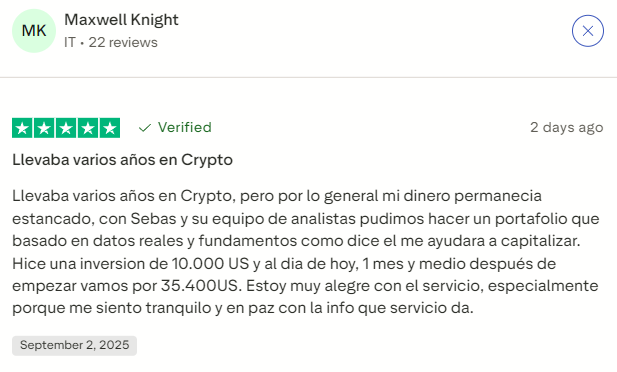 Trustpilot - Maxwell Knight