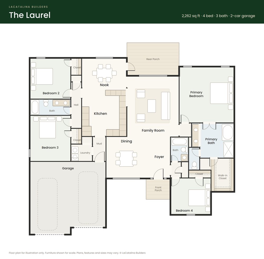 The Laurel floor plan