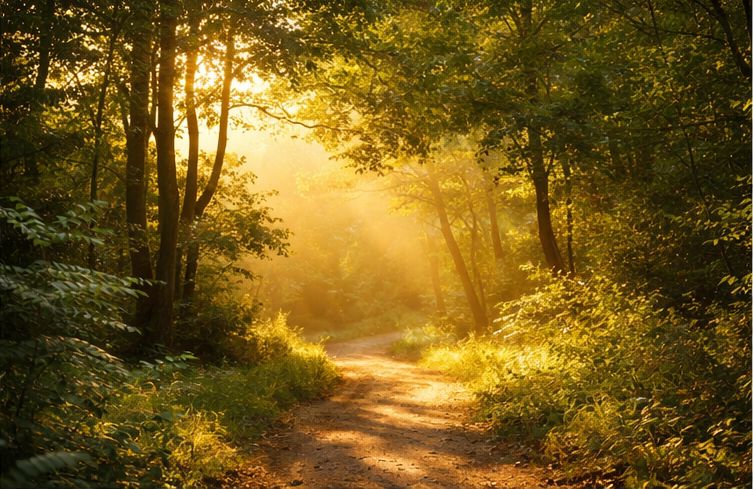 Pathway through the forest