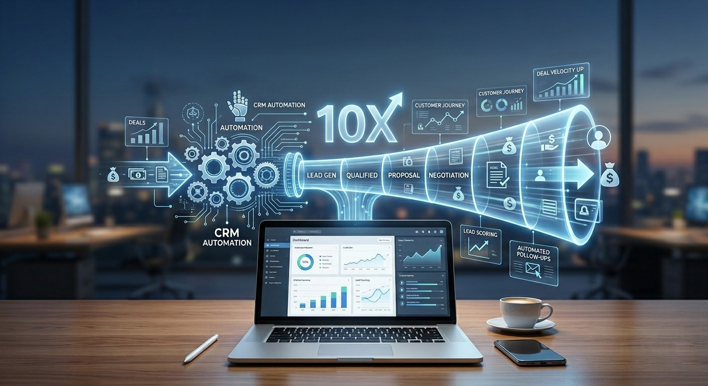How CRM Automation Can 10X Your Sales Pipeline Efficiency How CRM Automation Can 10X Your Sales Pipeline Efficiency