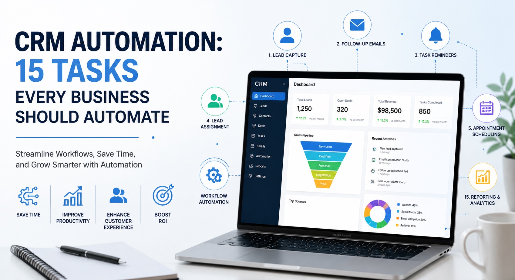 15 CRM Automation Tasks Every Business Should Automate 15 CRM Automation Tasks Every Business Should Automate