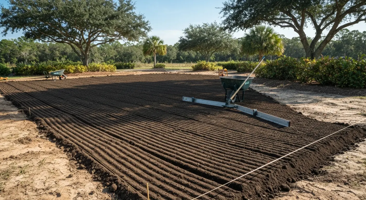 Soil preparation and grading