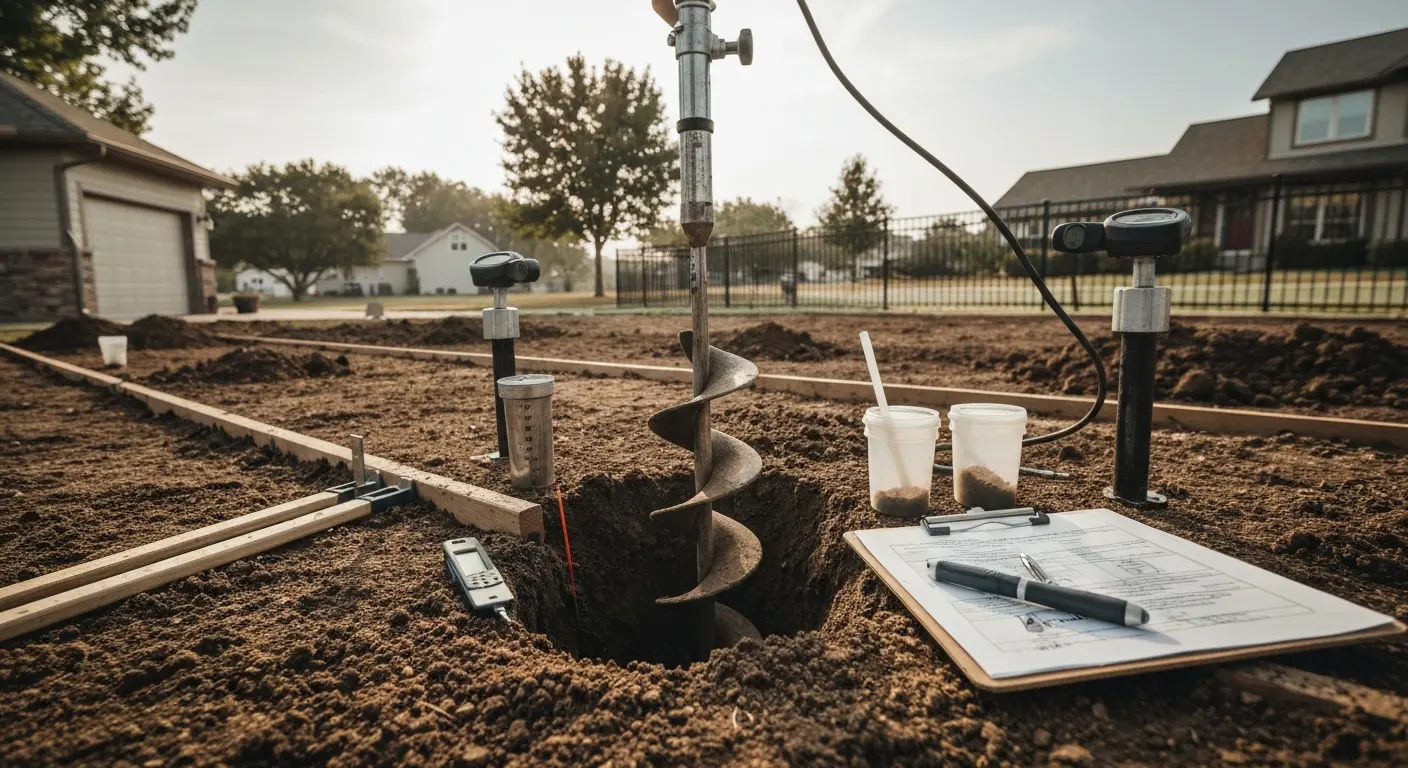 Soil testing and site assessment